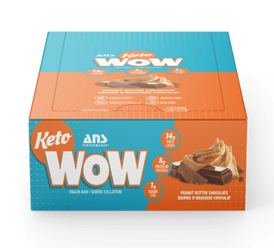 Ans Keto Wow Snack Bar: Peanut Butter Chocolate - 40G