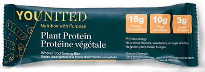 Younited Plant Protein Whole Food Energy Bar Crunchy Peanut Butter Cup 60G