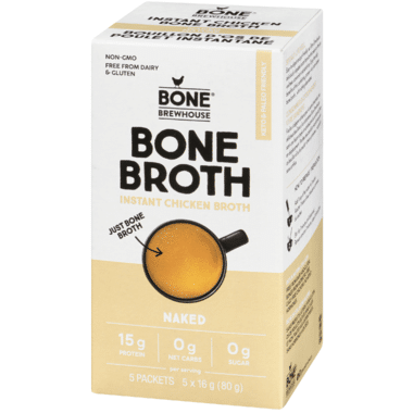 Bone Brewhouse - Instant Chicken Bone Broth: Naked, 80G