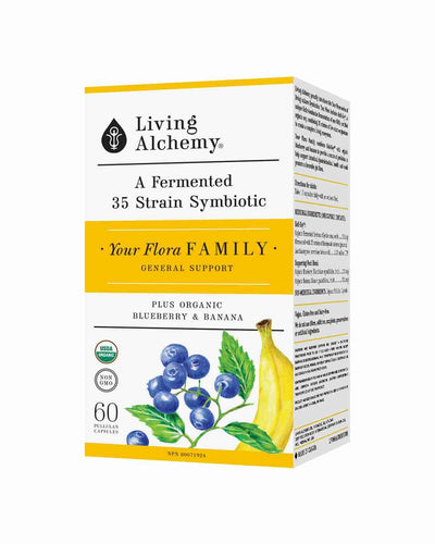 Living Alchemy - Fermented 35 Strain Symbiotic-Family; 60 Capsules