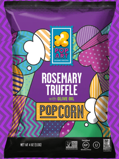 Pop Art Popcorn Rosemary Truffle With Olive Oil 142G