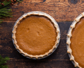 Thanksgiving Pumpkin Pie 4" — prebook