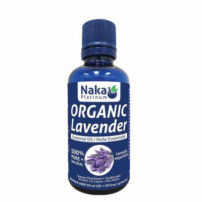 Naka Organic Lavender Essential Oil, 50 mL