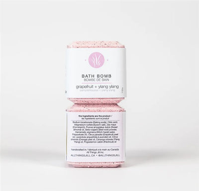 All Things Jill Grapefruit + Ylang Ylang Bath Bomb, 105 g