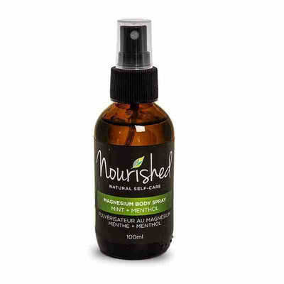 Nourished Magnesium - Body Spray: Mint + Menthol, 100Ml