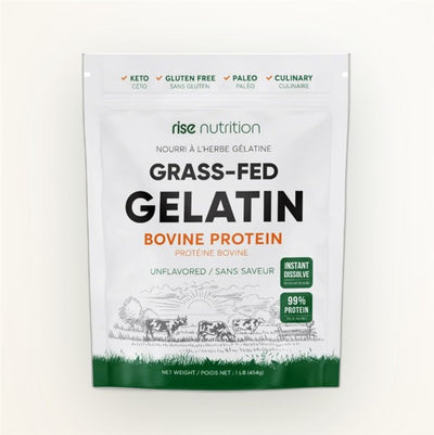 Rise Nutriton Grass-Fed Gelatin Protein Powder, 1Lb