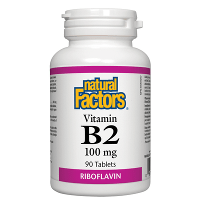 Natural Factors Vitamin B2 100Mg 90 Tablets