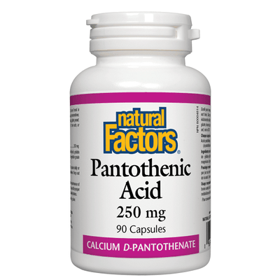 Natural Factors Pantothenic Acid 250Mg 90 Capsules