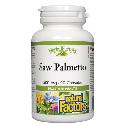 Natural Factors Herbalfactors® Saw Palmetto 500Mg 90 Capsules