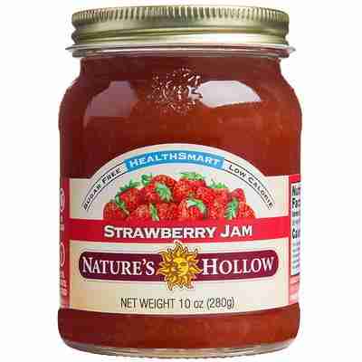 Nature's Hollow Sugar Free Strawberry Spread - 295Ml