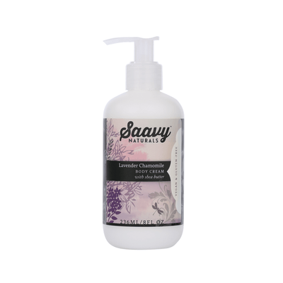 Saavy Naturals Body Cream: Lavender Chamomile - 250Ml