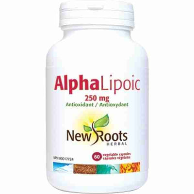 New Roots Alpha Lipoic Acid 250 mg, 60 Capsules