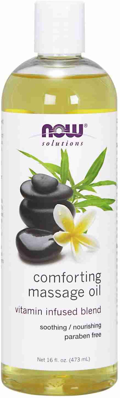 NOW Solutions Comforting Massage Oil, 473 mL
