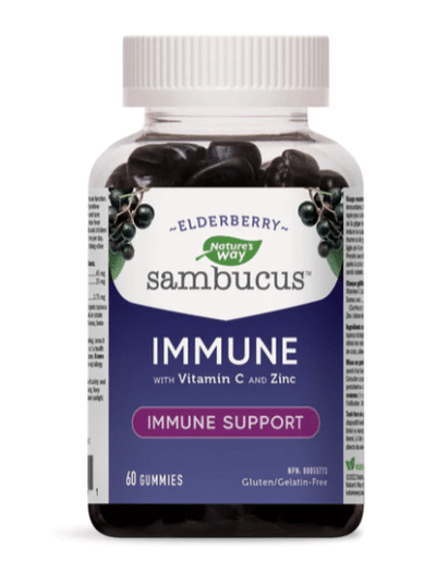 Nature's Way Sambucus Elderberry Immune Adults 60 Gummies