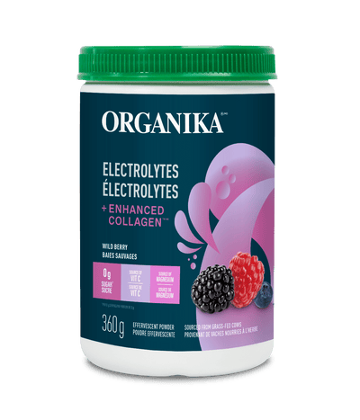 Organika - Electrolytes + Collagen: Wild Berry, 360G