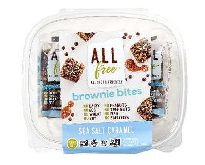 O'doughs Sea Salt Caramel Brownie Bites, 48G