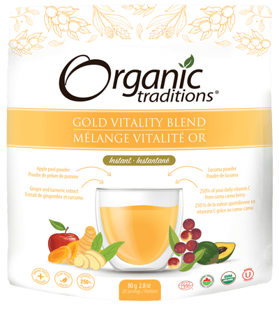 Organic Traditions - Gold Vitality Blend, 80G