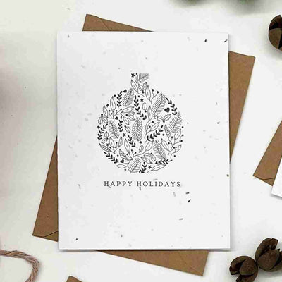The Good Card - Holiday Floral Frames: Ornament