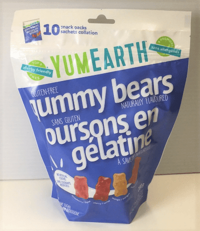 Yum Earth - Organic Gummy Bears, 10X20g