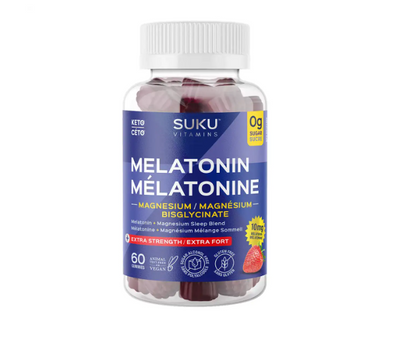 Suku Vitamins - Melatonin Magnesium Gummies, 60Ct
