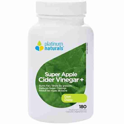 Platinum Naturals Super Apple Cider Vinegar +; 180 Veg Caps
