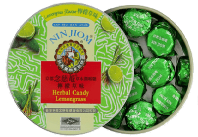 Nin Jiom Herbal Candy Lemongrass, 60 g