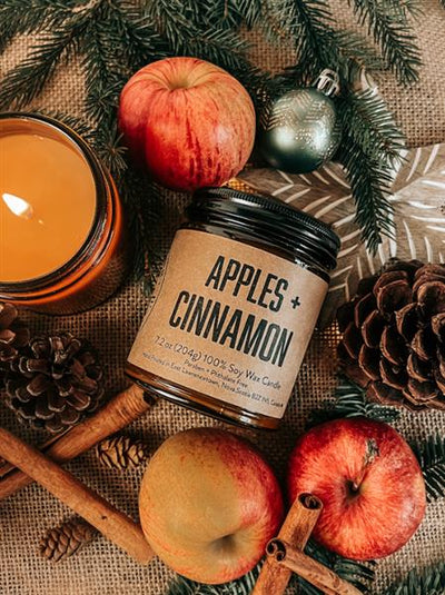 Lawrencetown Candle Co - Apples + Cinnamon, 7.2 Oz