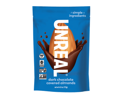 UNREAL Dark Chocolate Almonds, 113 g