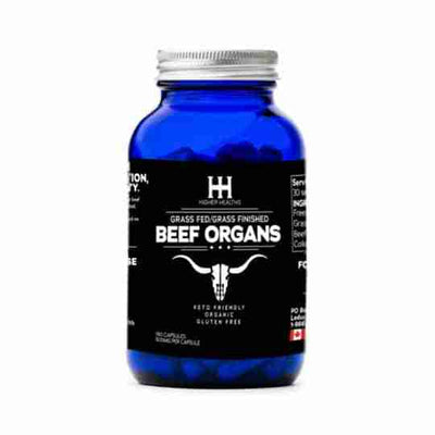 Higher Healths Grass Fed/Grass Finished Organs 180Caps