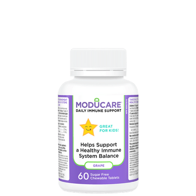 KidStar Moducare Kids Chewable Tablets, Grape, 60 Count