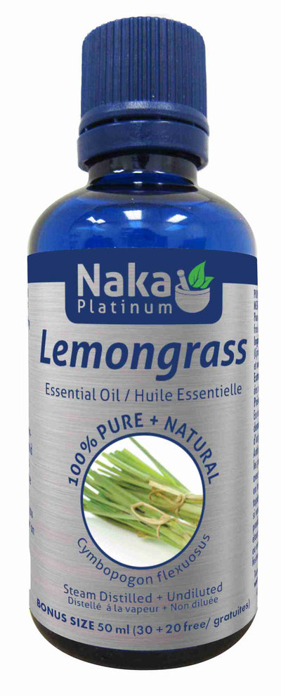Naka Lemongrass Essential Oil, 50 mL