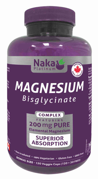 Naka Magnesium Bisglycinate 200Mg - 150VCAP