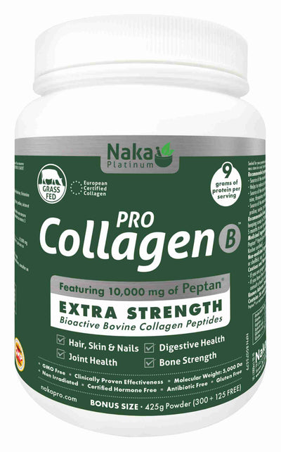 Naka Platinum Pro Collagen Extra Strength Bovine Collagen; 425 Powder