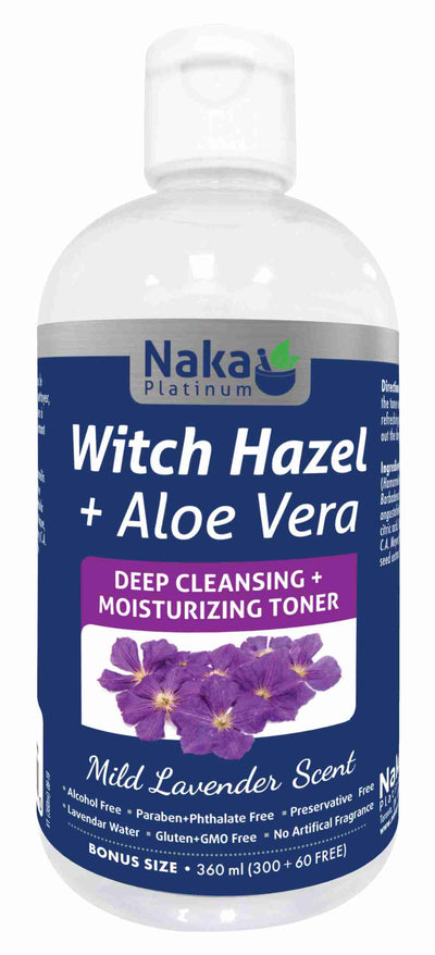 Naka Witch Hazel + Aloe Vera - 360Ml