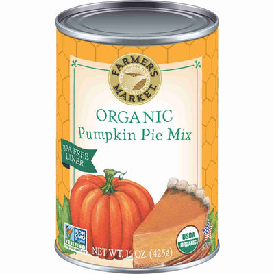 Farmers Market Foods Organic Pumpkin Pie Mix - 398Ml