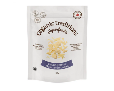 Organic Traditions Cacao Butter, 227G