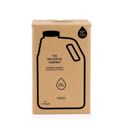 The Unscented Co Cleaning Vinegar 12% 4L Refill Box