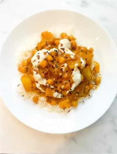 Mindful Meals Sweet Potato Coconut Chickpea Curry