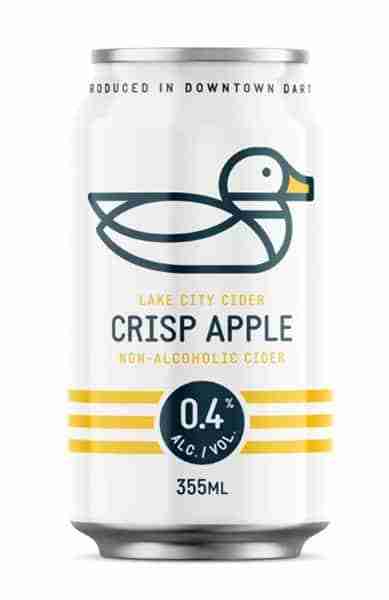 Lake City Cider Non-Alcoholic Apple Cider, 355Ml