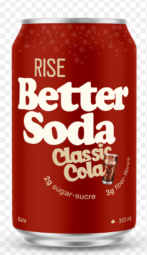RISE Kombucha Better Soda, Cola 355Ml