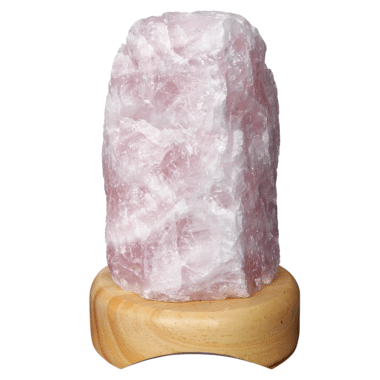 Rose Quartz Gem Stone Lamp
