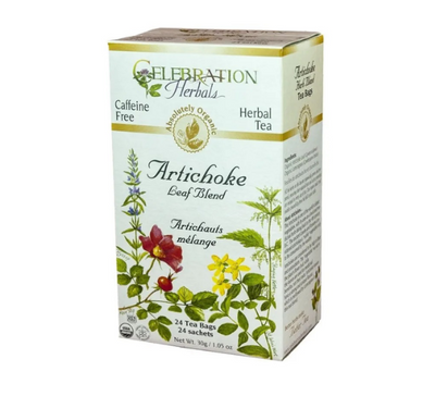 Celebration Herbals Organic Artichoke Leaf Blend Tea, 24Bgs