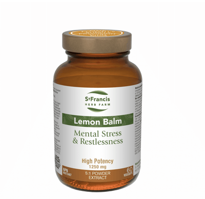 St. Francis Herb Farm Lemon Balm, 60 Vegi-Caps