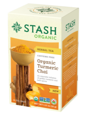 Stash - Organic Turmeric Chai Tea, 16 Tea Bags