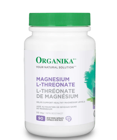 Organika Magnesium L-Threonate, 90 Capsules