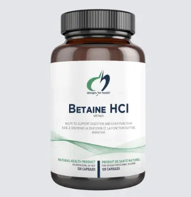 Designs For Health Betaine HCL With Pepsin, 120Cap