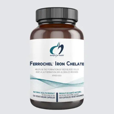 Designs For Health Ferrochel Iron Chelate, 120Vcap