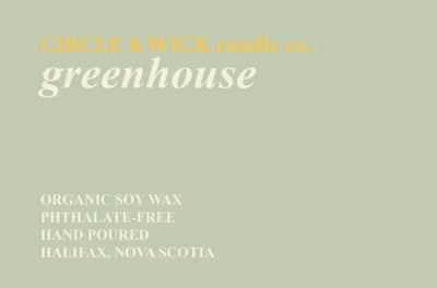 Circle & Wick Greenhouse, 9Oz Candle - Limited Edition