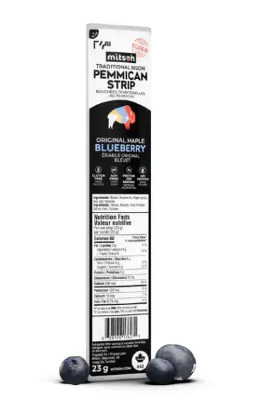 Mitsoh Maple Blueberry Pemmican Strips, 23G