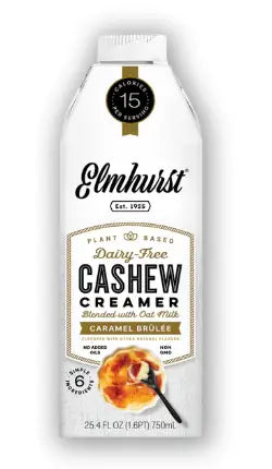 Elmhurst Caramel Brulee Cashew Creamer, 750Ml